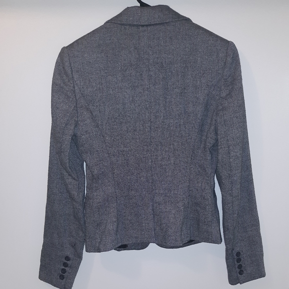 The Limited Grey Buttoned Blazer with Pocket - Picture 2 of 4